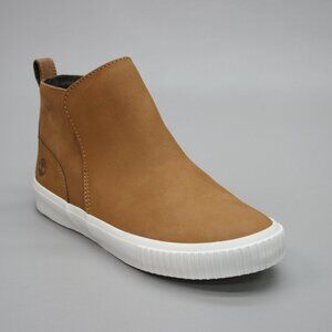 Timberland Ladies 6.5 Skyla Bay Pull-on Wheat Leather Chelsea Ankle Boots A448T